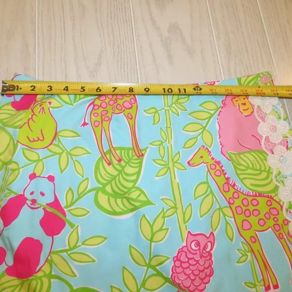 Lilly Pulitzer Connie Reversible Skirt Size 8 Pink Sands Vintage White Label - Picture 5 of 8
